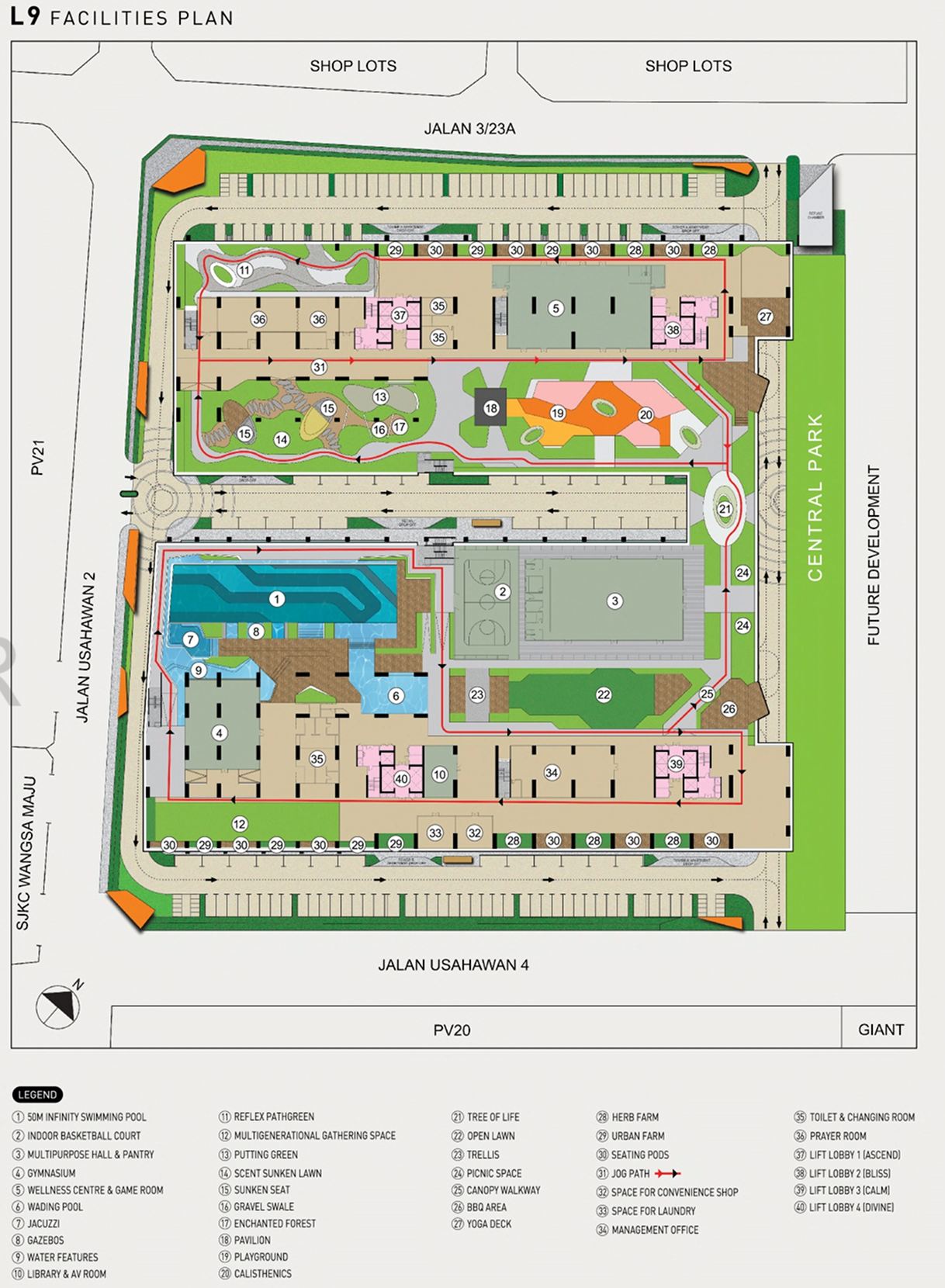 PV 22 RESIDENCE FACILITIES PLAN